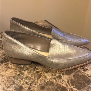 Vince Camuto Silver Loafers